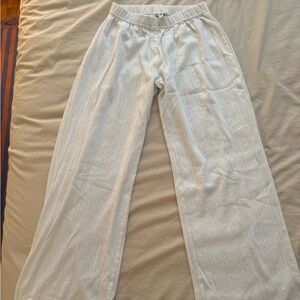 Cou Cou Pointelle Pajama Pant White Size S